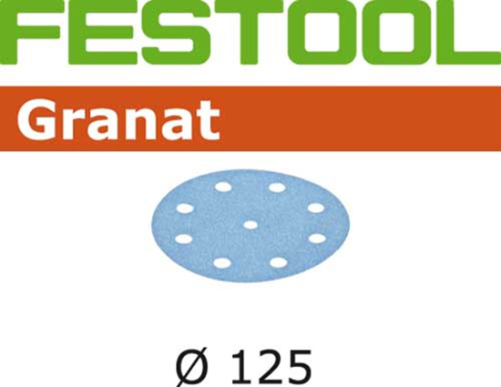 Afbeeldingen van SCHUURSCHIJF STF D125/8 P240 GR/100