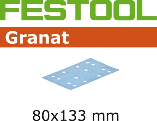 Afbeeldingen van SCHUURSTROKEN STF 80X133 P80 GR/10