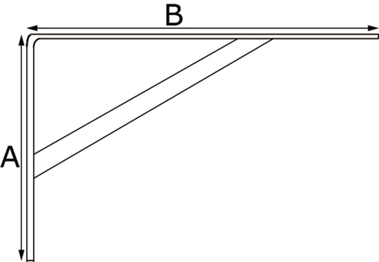 Afbeeldingen van PLANKDRAGER BEAM/MET SCHOOR/205X295 MM/STAAL VZ