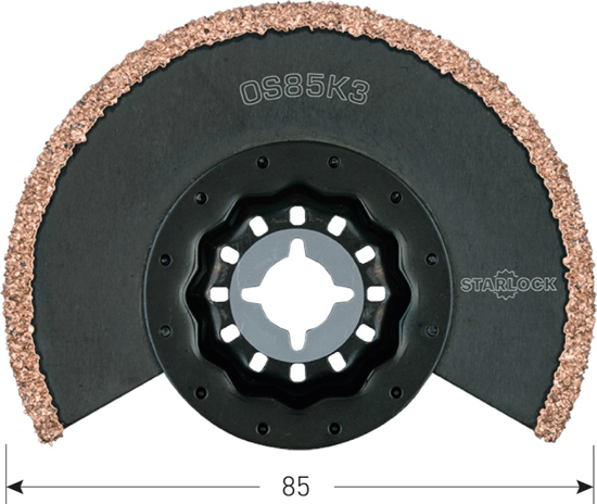 Afbeeldingen van OS 85K3 STARLOCK SEGMENTZAAGBLAD HM-RIFF ø85