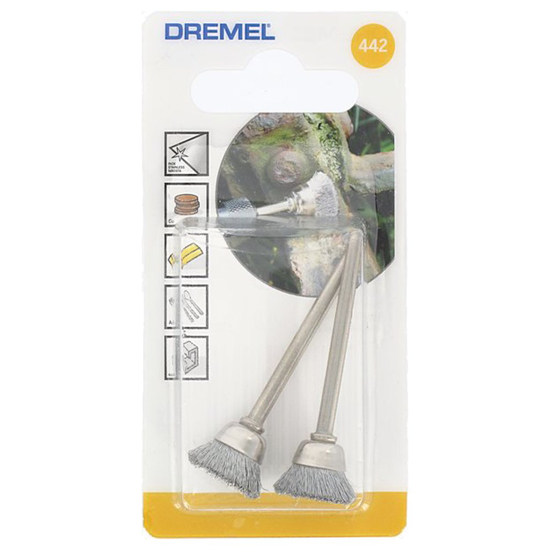 Afbeeldingen van DREMEL, 442, STAALBORSTEL KOMMODEL 13MM