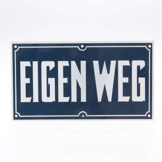 Afbeeldingen van EIGEN WEG 10X17,5CM PVC