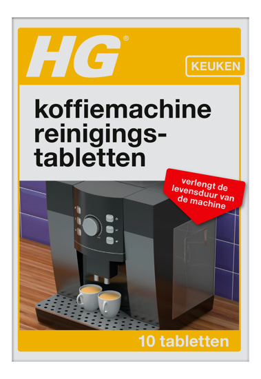 Afbeeldingen van HG KOFFIEMACHINE REINIGINGSTABLETTEN 1 ST