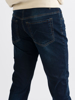 Afbeeldingen van 247 PALM SLIM S08 - MODERN FIT, SLIM LEG, SAND BLASTED DARK BLUE STRETCH DENIM, W36-L32