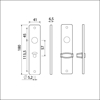 Afbeeldingen van KORTSCHILD WC 180/41 RH 5*57 ZWART 9005 STR