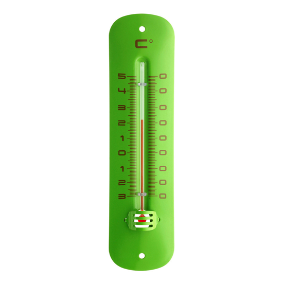 Afbeeldingen van TFA BINNEN/BUITENTHERMOMETER ANALOOG - METAAL - GROEN ( STUK(S) )