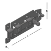 Afbeeldingen van ROLSCHUIF VLAK + BARCODE ZV-2 100X44 4